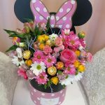 kartonske poklon kutije za cveće - MINI roze - Slika 4