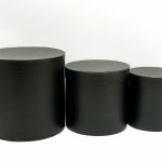 set poklon kutija za cveće - CRNE